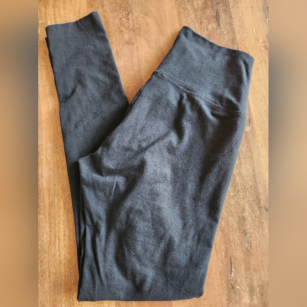 Aerie Black High-Rise Long Inseam Leggings M - Picture 2 of 10